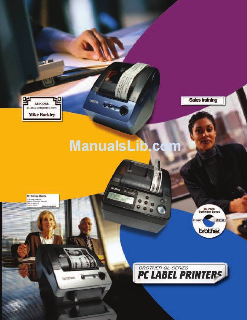 Brother P-Touch QL-500 User manual