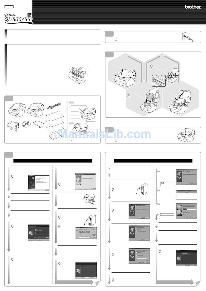 Brother P-Touch QL-500 User manual