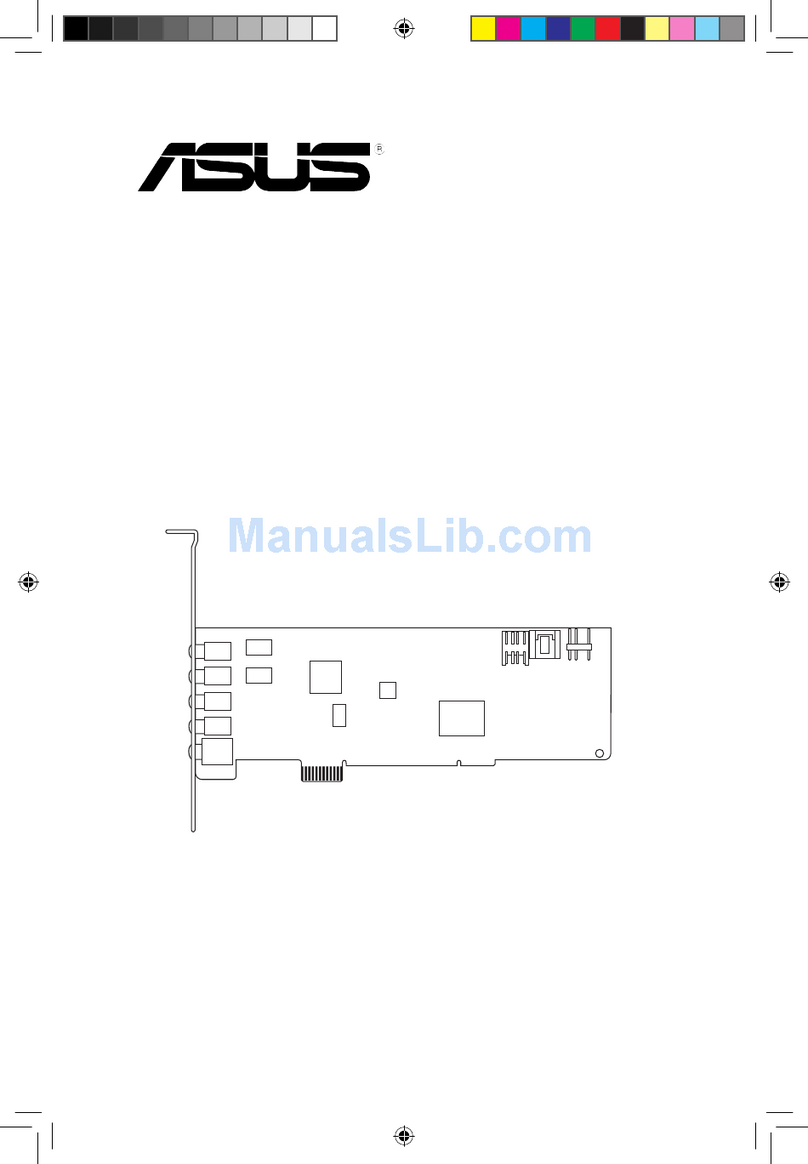 Asus Xonar DSX User manual