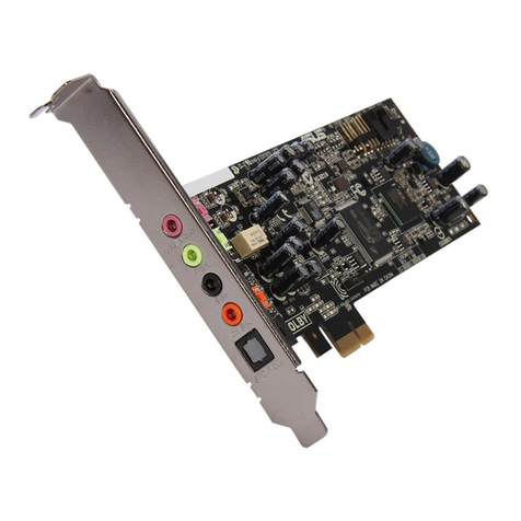 Asus Xonar DGX quick start guide
