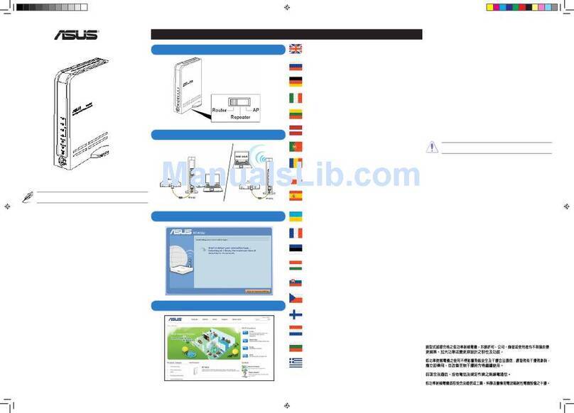 Asus RT-N13U - Wireless Router User manual Asus RT-N13U - Wireless Router User manual