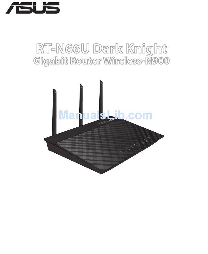 Asus RT-N66U Dark Knight quick start guide