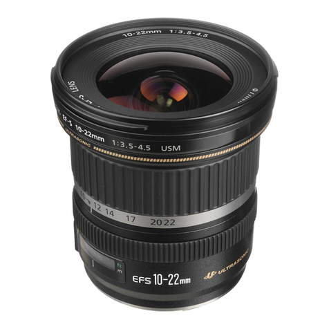 Canon EF-S 10-22mm f/3.5-4.5 USM User manual Canon EF-S 10-22mm f/3.5-4.5 USM User manual