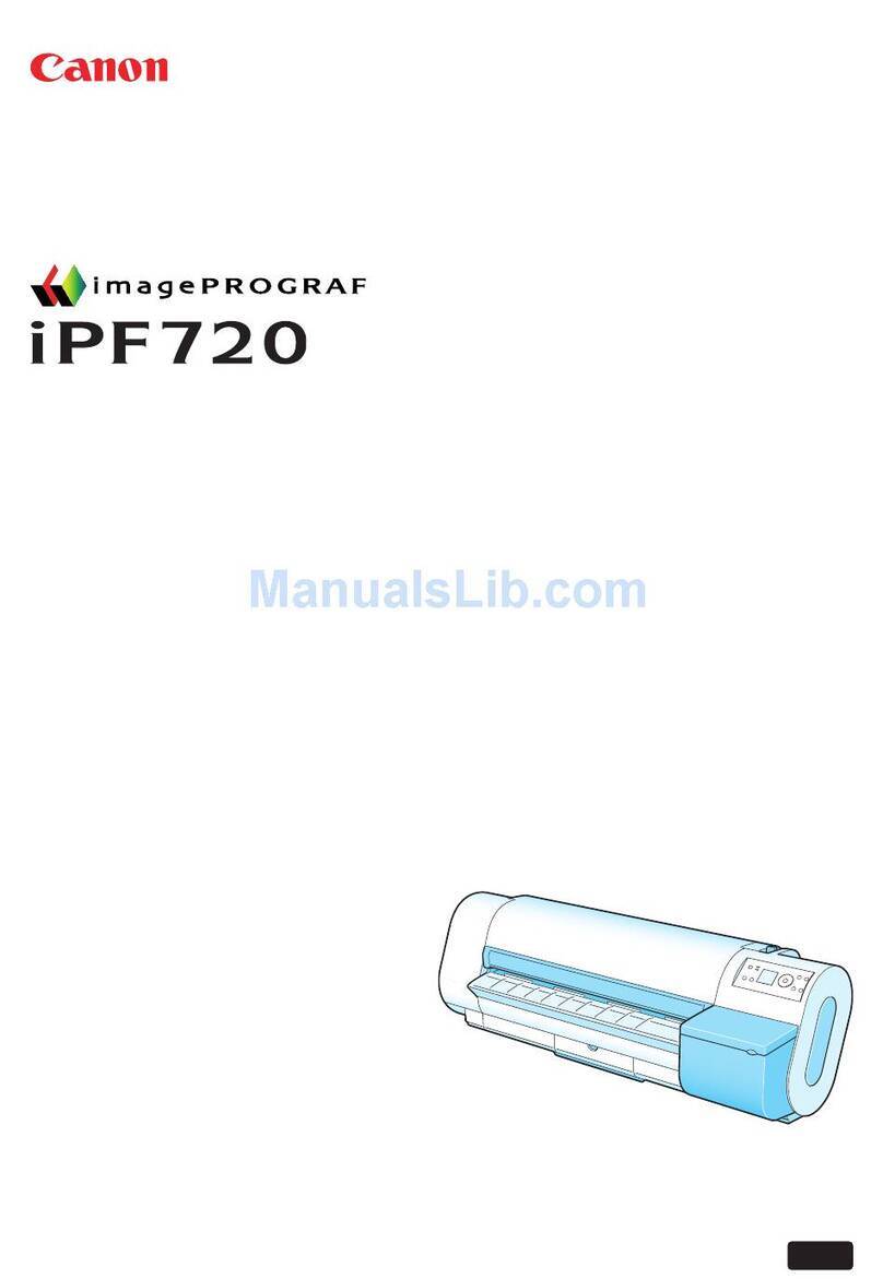 Canon iPF720 - imagePROGRAF Color Inkjet Printer User manual Canon iPF720 - imagePROGRAF Color Inkjet Printer User manual