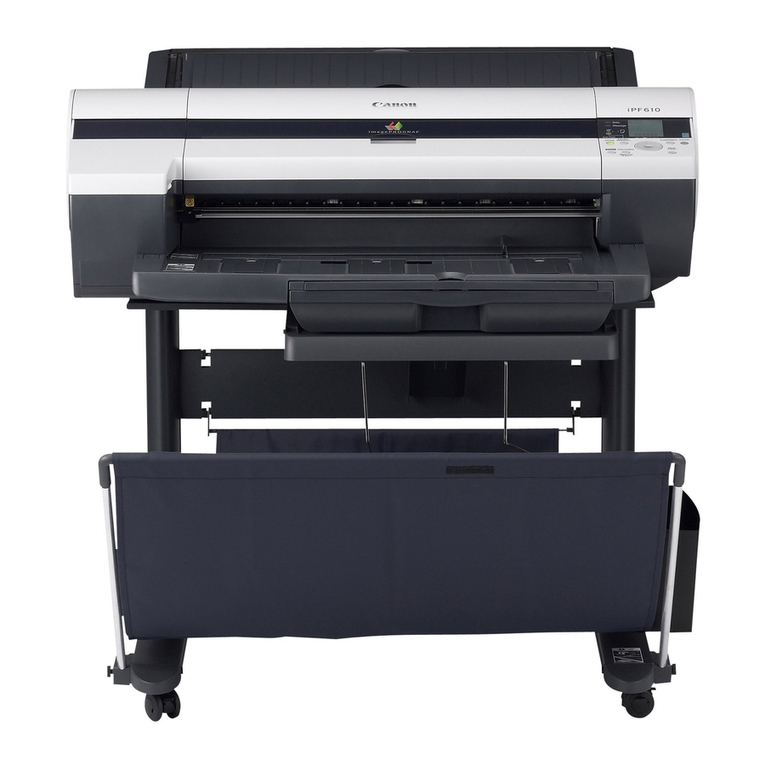 Canon iPF610 - imagePROGRAF Color Inkjet Printer User manual