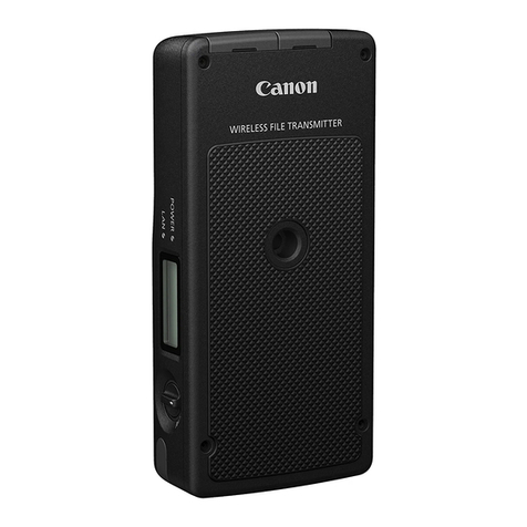 Canon Wireless File Transmitter WFT-E7A User manual