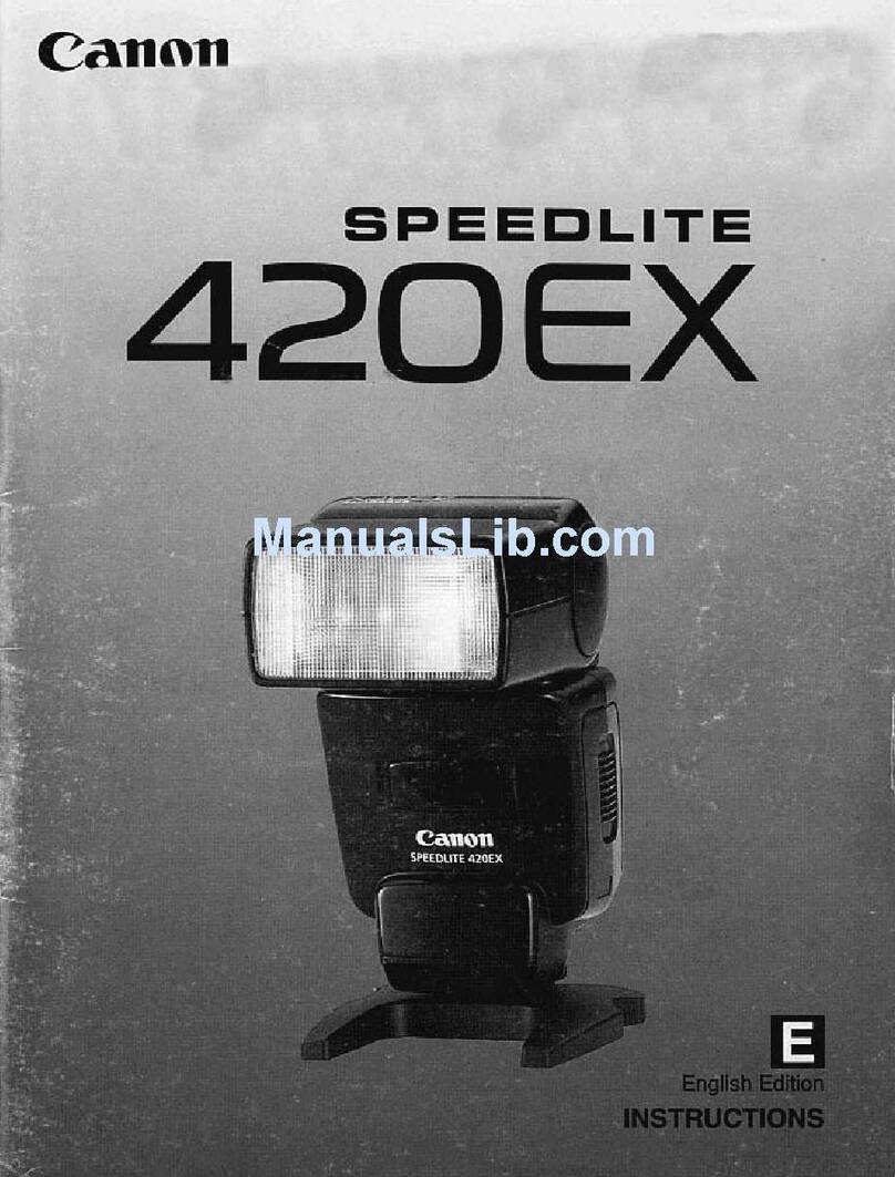 Canon Speedlite 420EX instruction manual