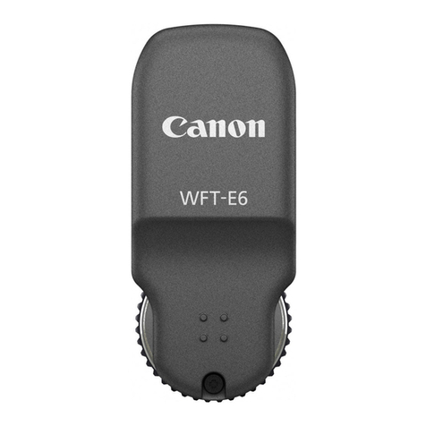 Canon Wireless Transmitter WFT-E6A User manual