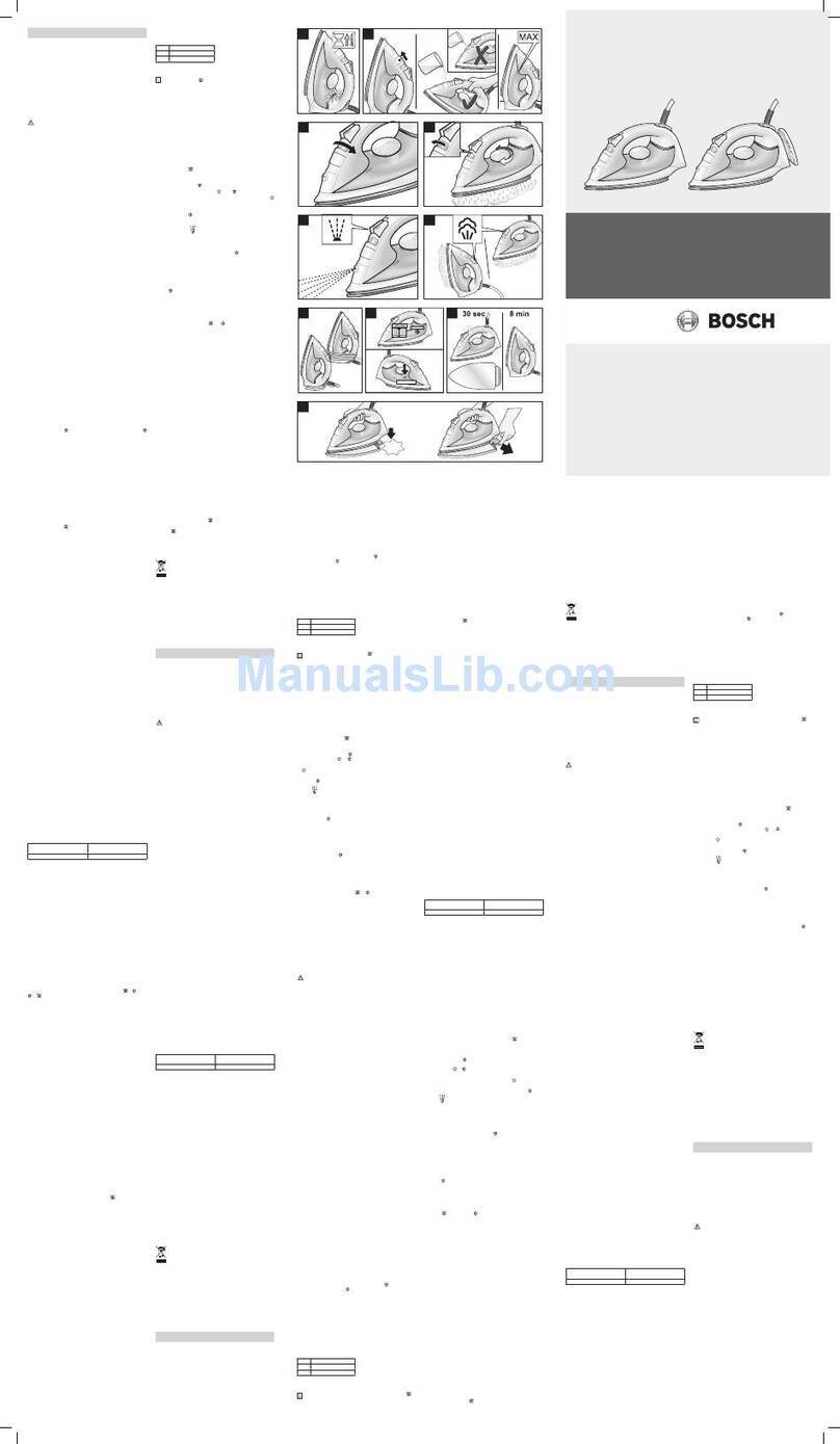 Bosch TDA 56 series operating instructions
