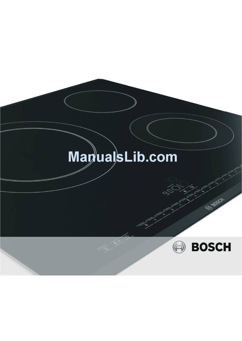 Bosch PIA611T66B User manual