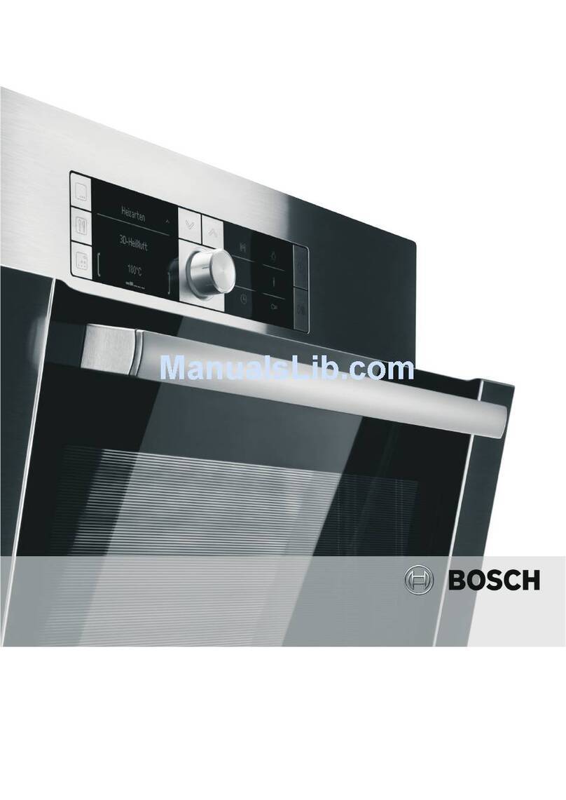 Bosch HBC36D754B User manual