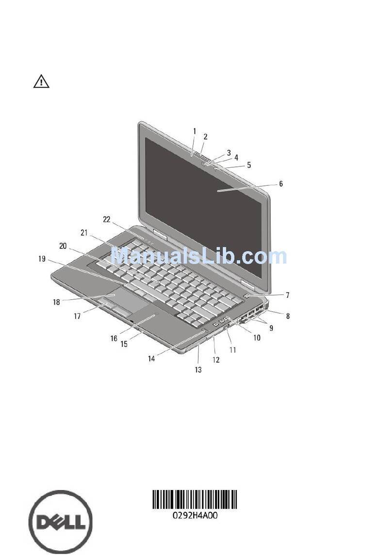 Dell Latitude E6420 ATG Setup and features information