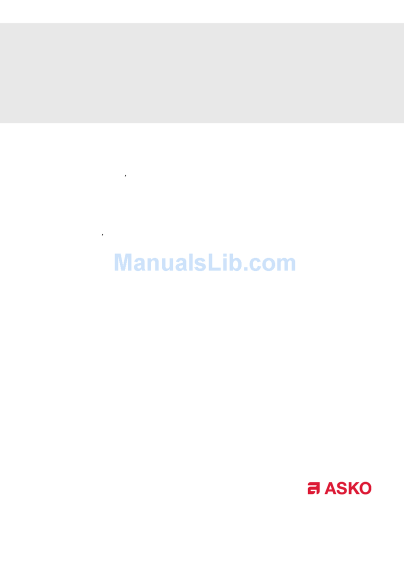 Asko T744C Mode d'emploi