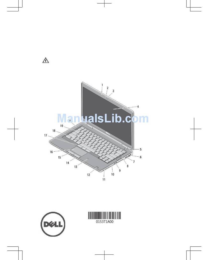 Dell Latitude E6430s Setup and features information