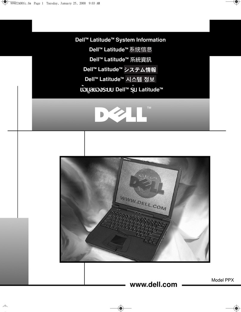 Dell Latitude CPx H Information guide