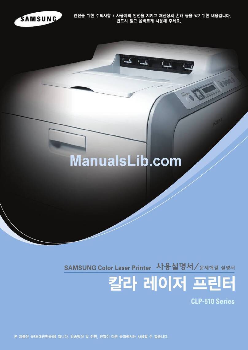 Samsung CLP 510N - Color Laser Printer User manual
