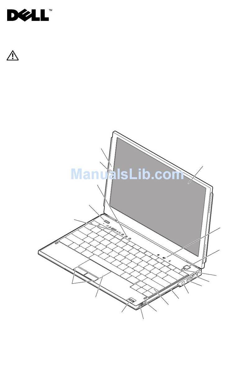 Dell Latitude E4200 Setup and Features Information Tech Sheet