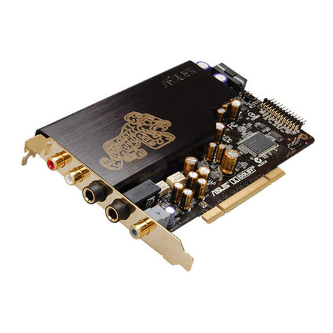 Asus XONAR ESSENCE ST User manual