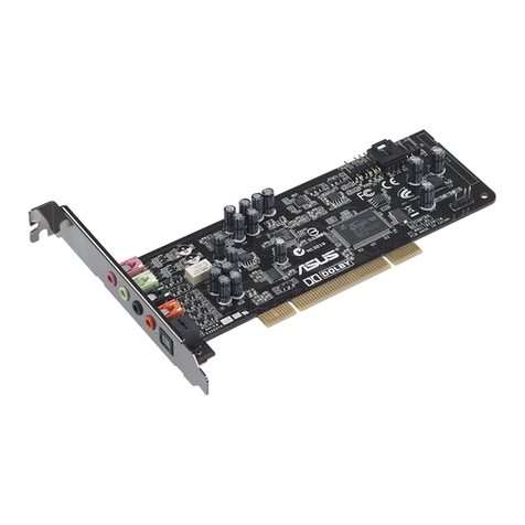 Asus XONAR DG User manual