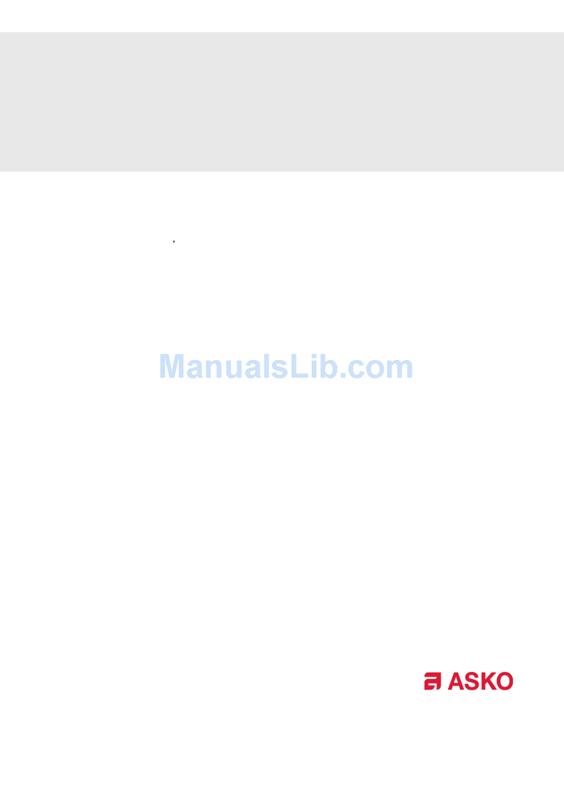 Asko T793C user manual