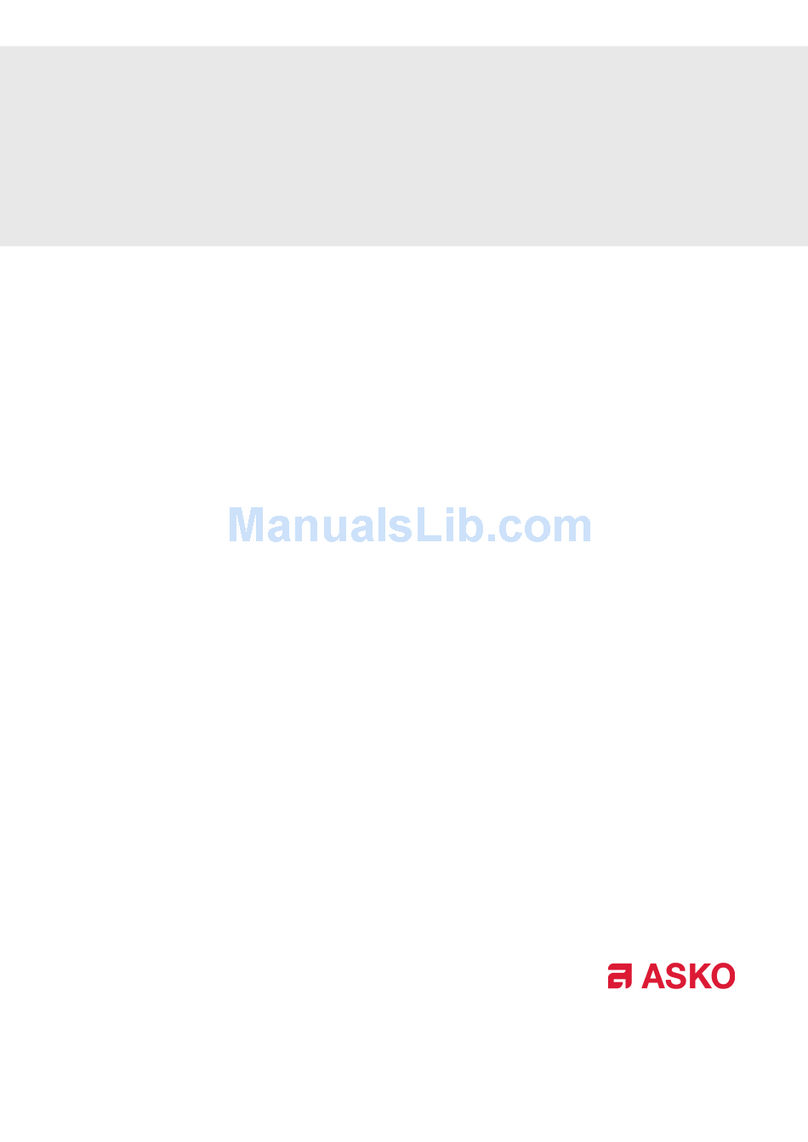 Asko T793C User manual
