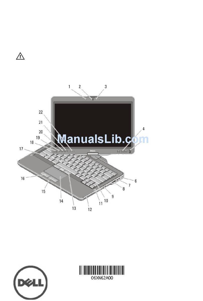 Dell Latitude XT3 Setup and features information Dell Latitude XT3 Setup and features information