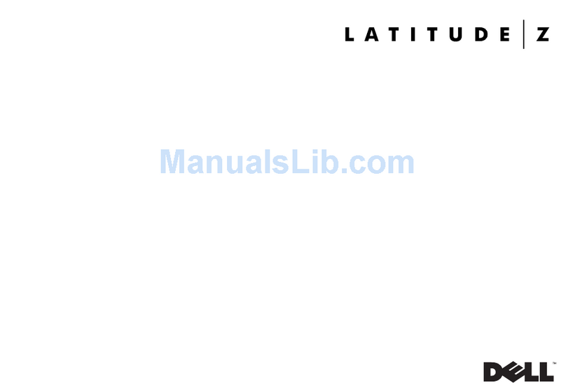 Dell Latitude Z600 Setup & features