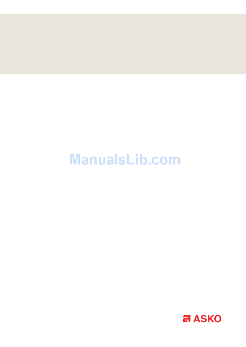 Asko TL751G XXL User manual
