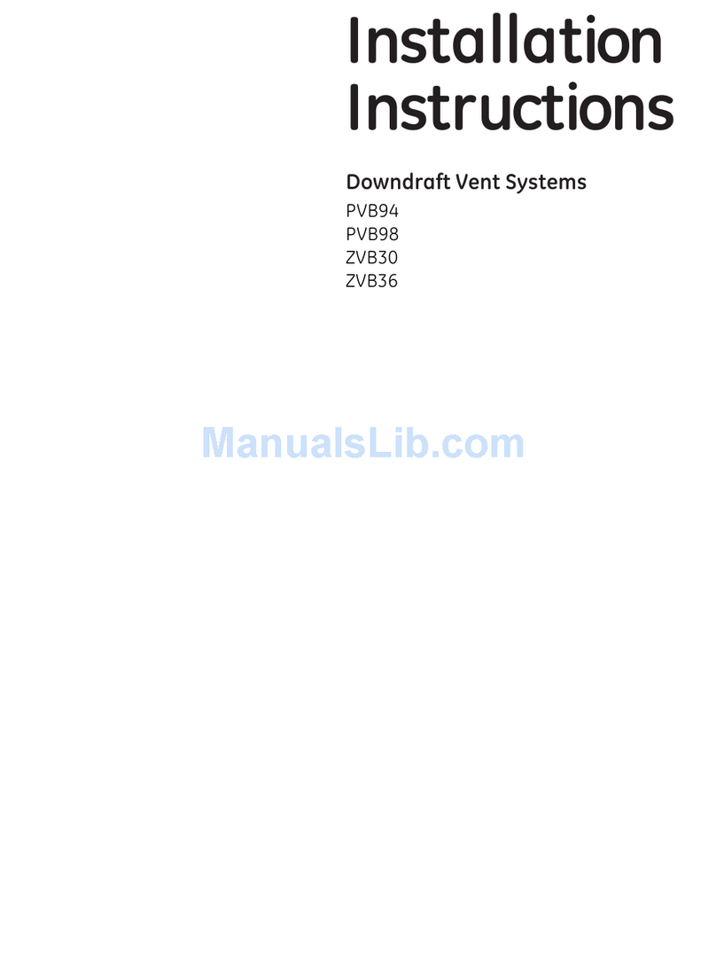 GE PVB98STSS User manual