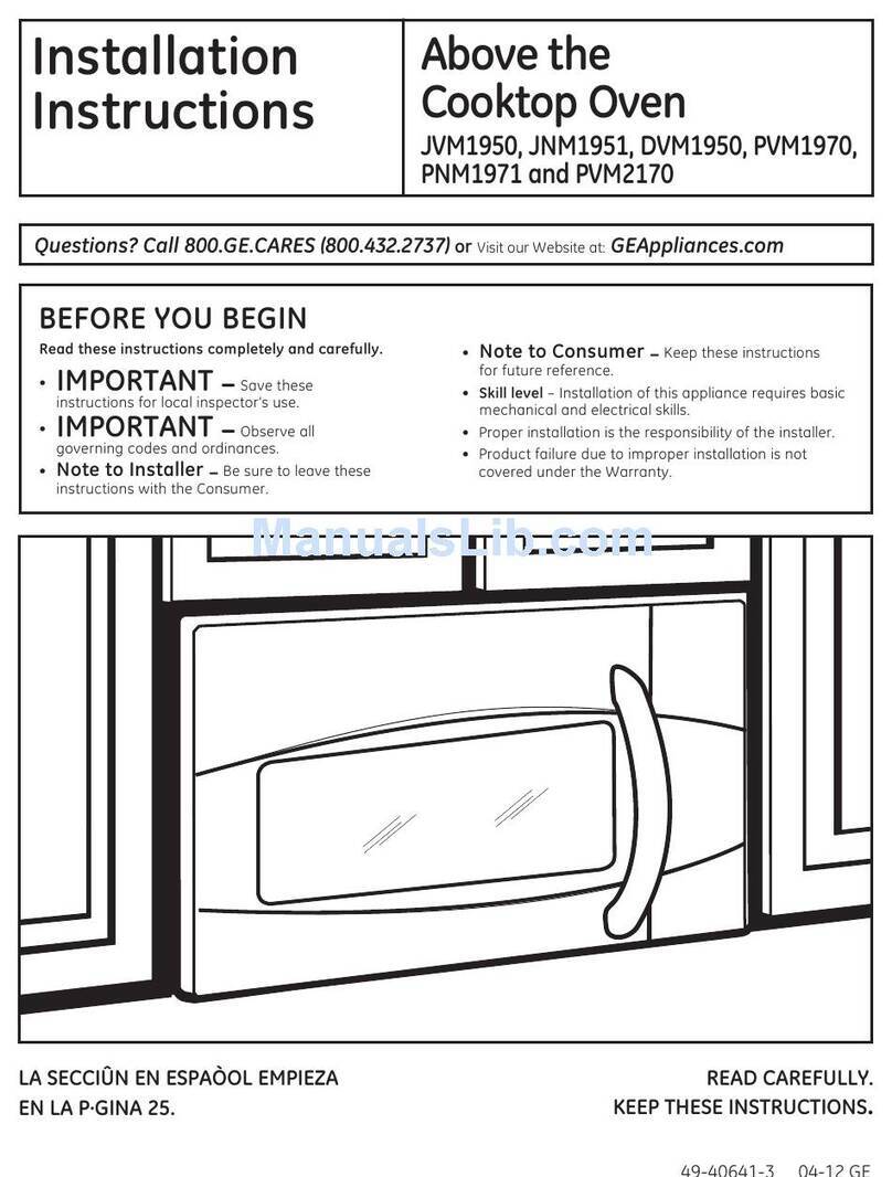 GE PVM1970SRSS User manual