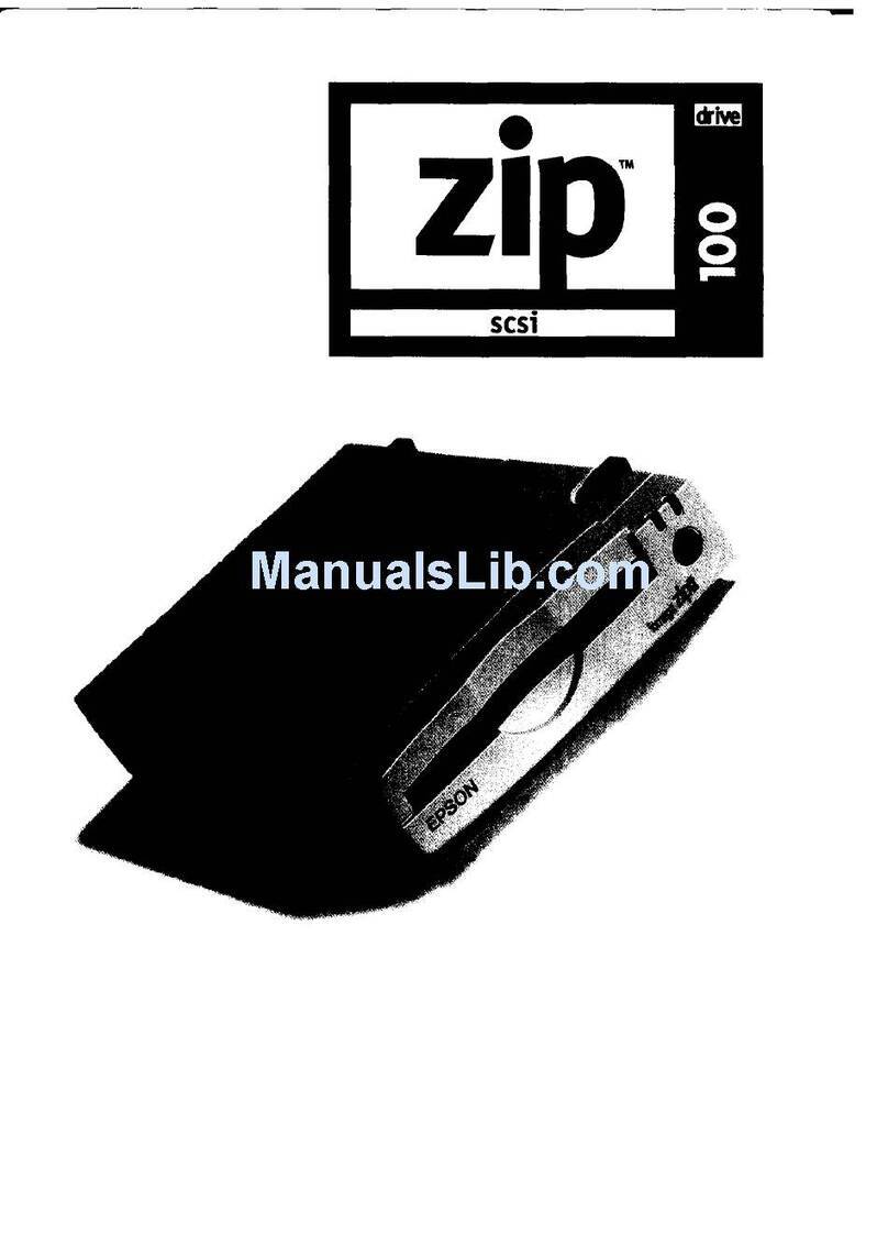 Epson Zip-100M (Mac) Operation manual