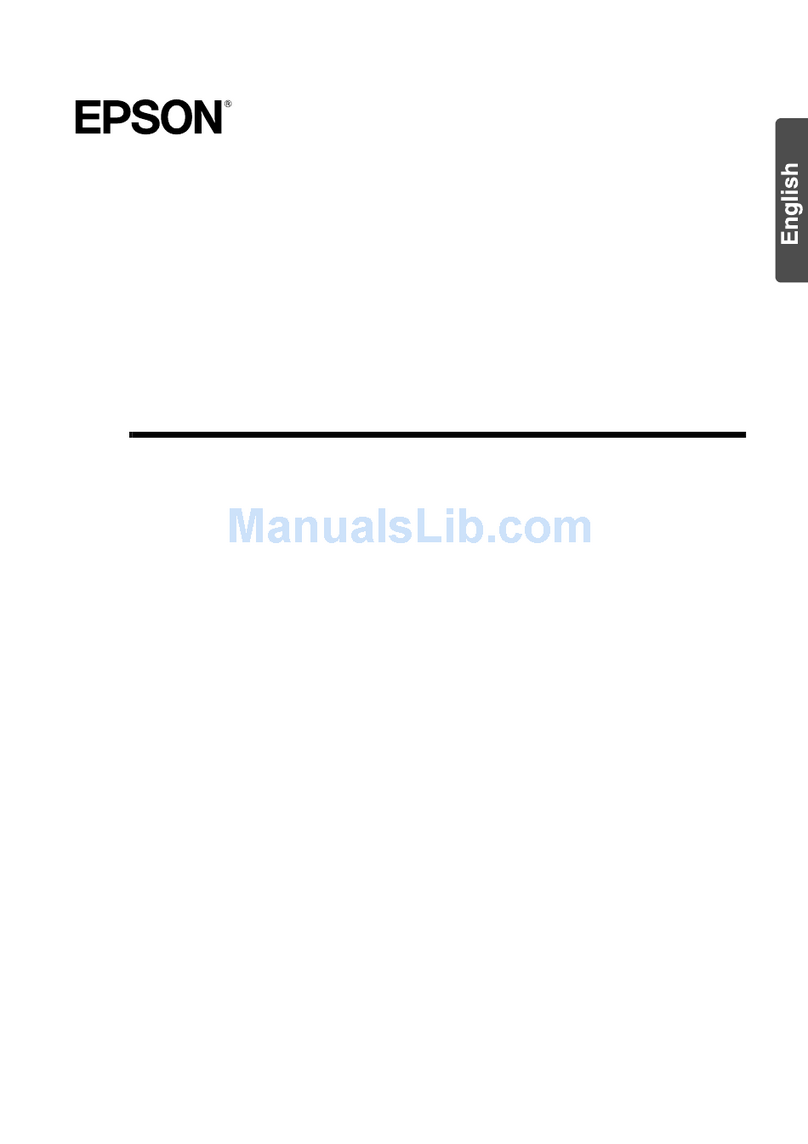 Epson EasyMP.net Network Option Board User manual
