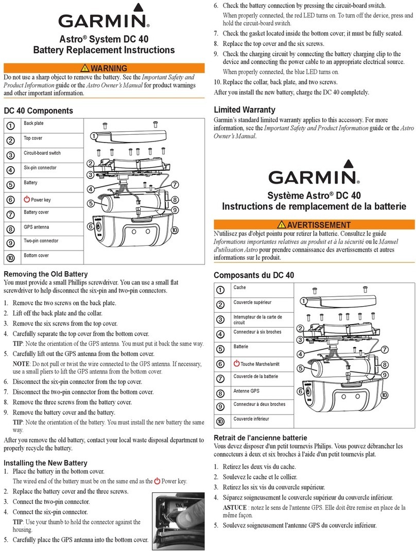 Garmin Astro instructions
