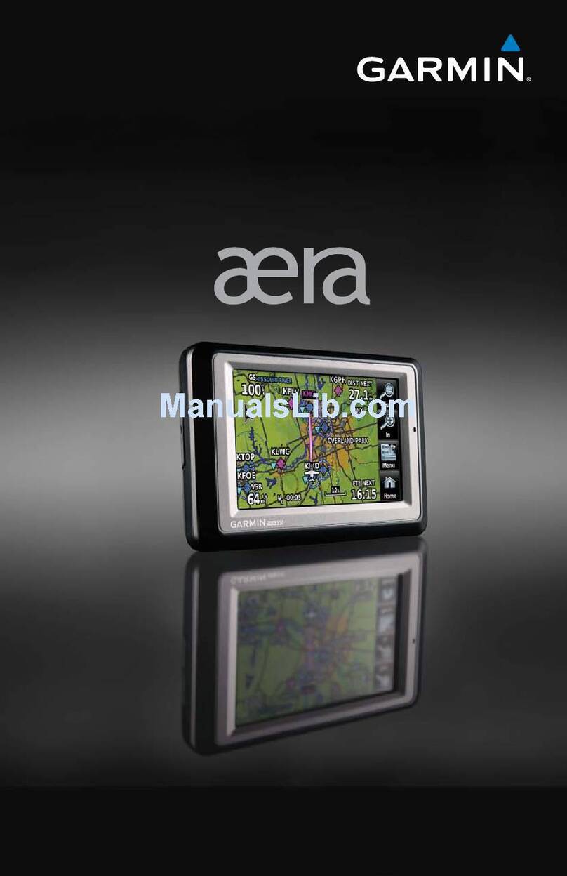 Garmin aera 560 pilot's guide