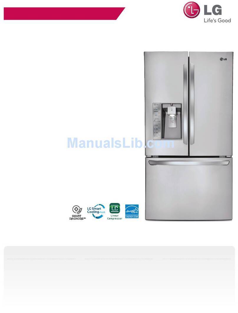 LG LFX31935ST Specification sheet