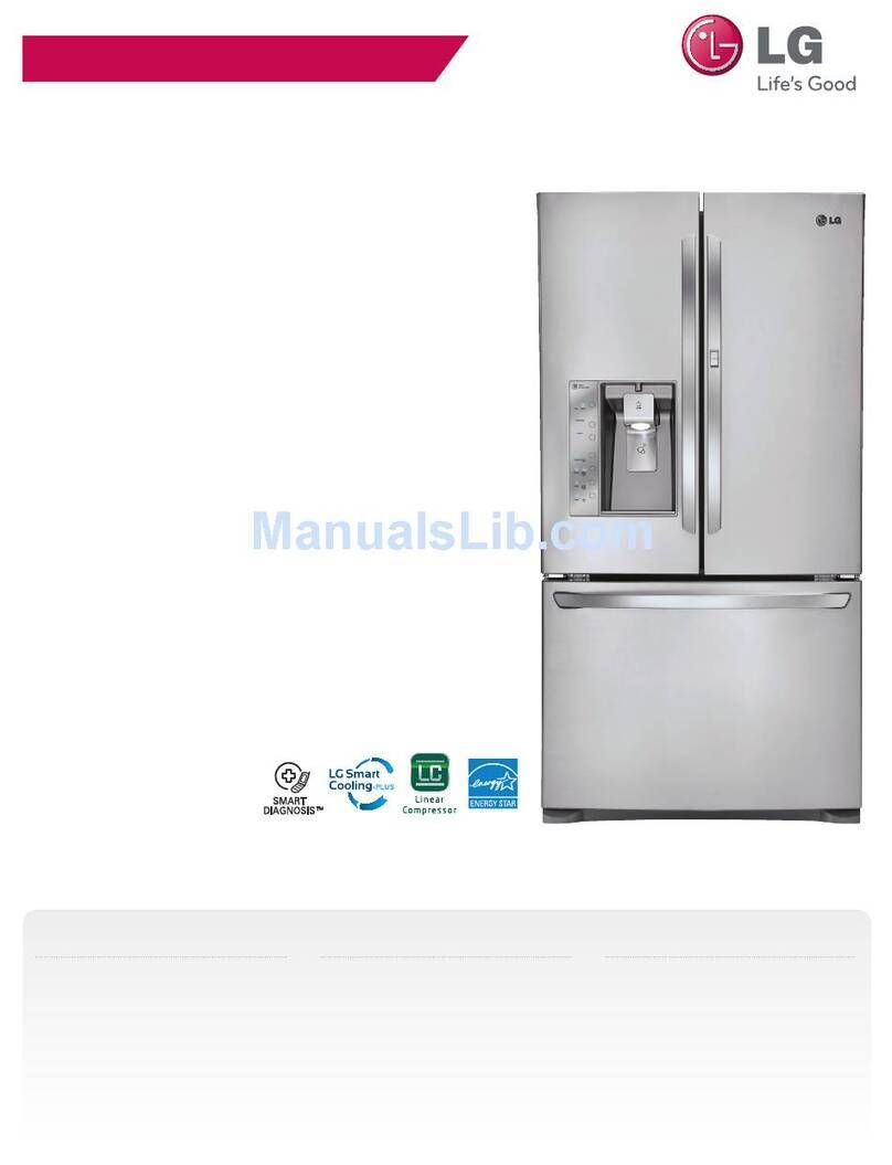 LG LFX31945ST Specification sheet