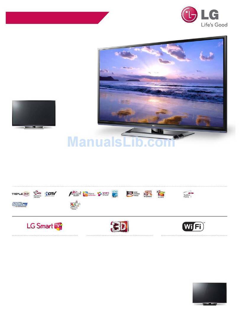 LG 50PM4700 User manual