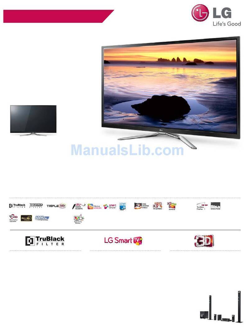 LG 60PM9700 User manual