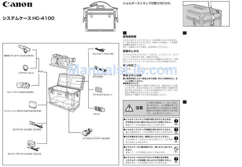 Canon GL-2 instruction manual