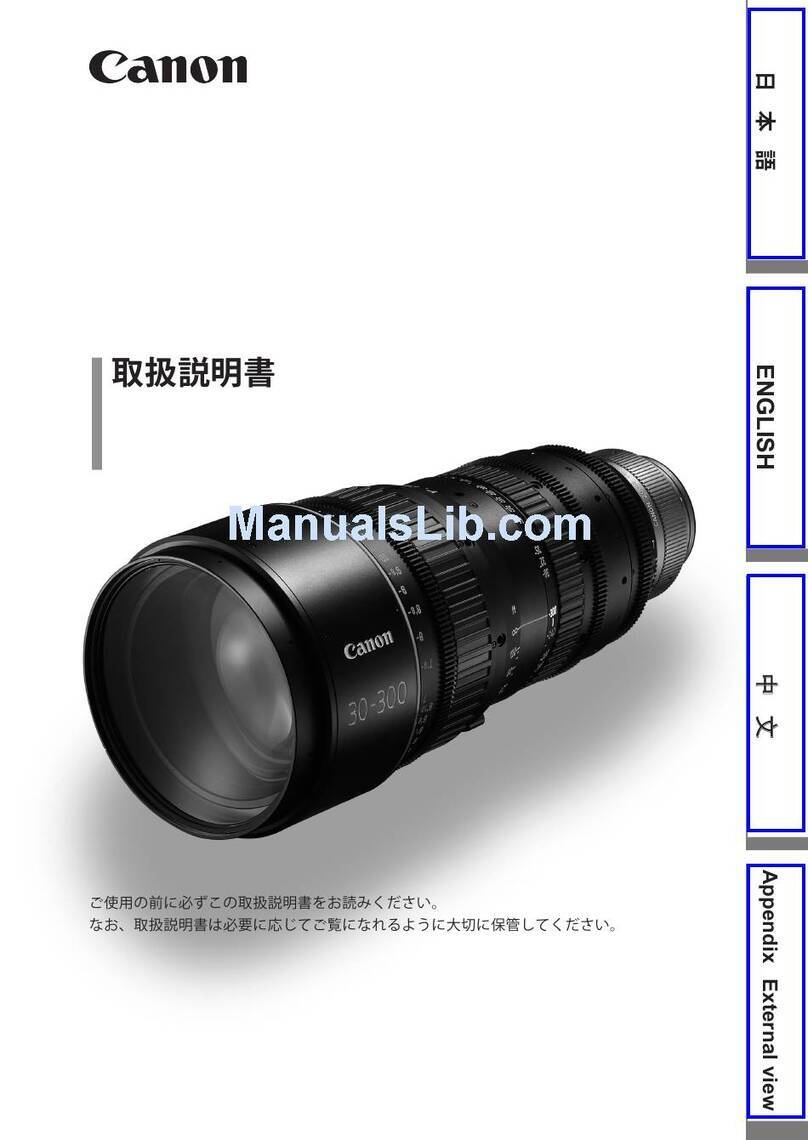Canon CN-E30-300mm T2.95-3.7 LS Operation manual
