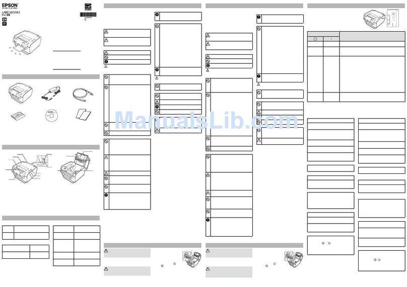 Epson LabelWorks Pro100 User manual