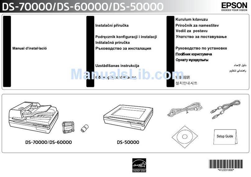 Epson DS-50000 WorkForce DS-50000 Setup guide