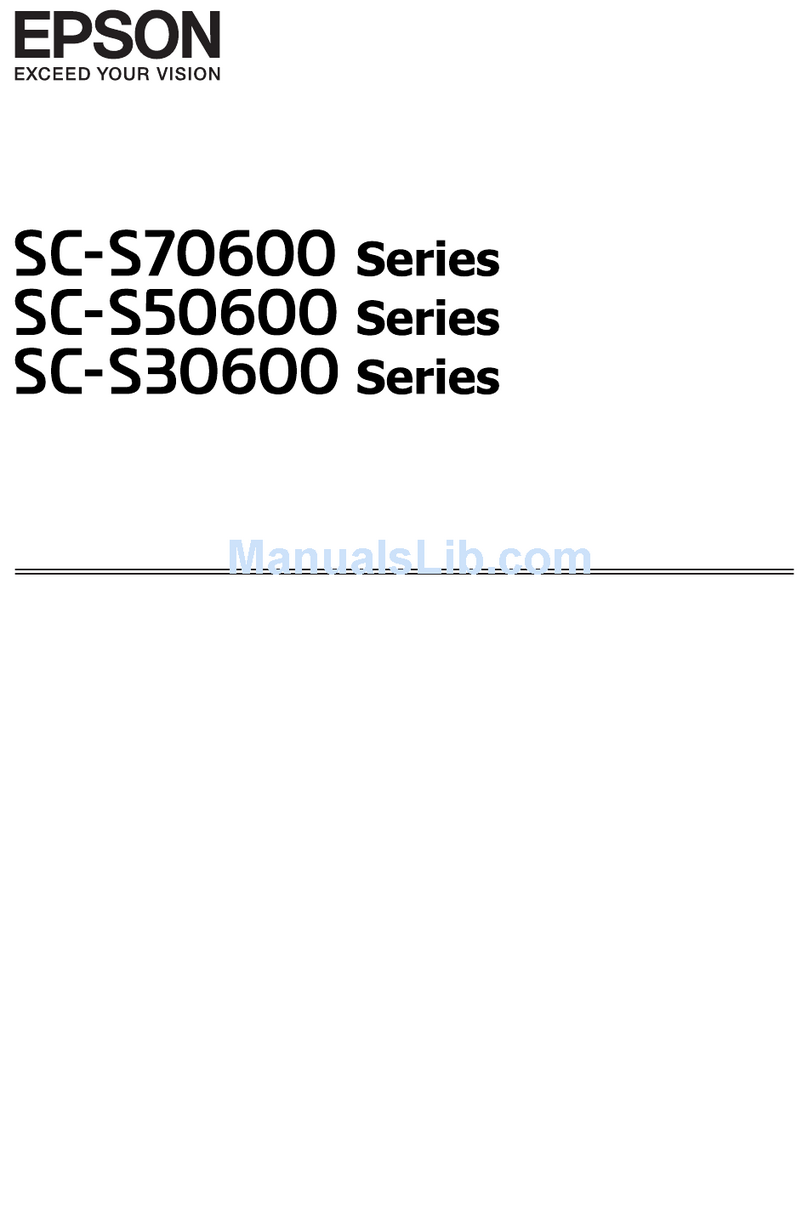 Epson SureColor SC-S70600 User manual Epson SureColor SC-S70600 User manual