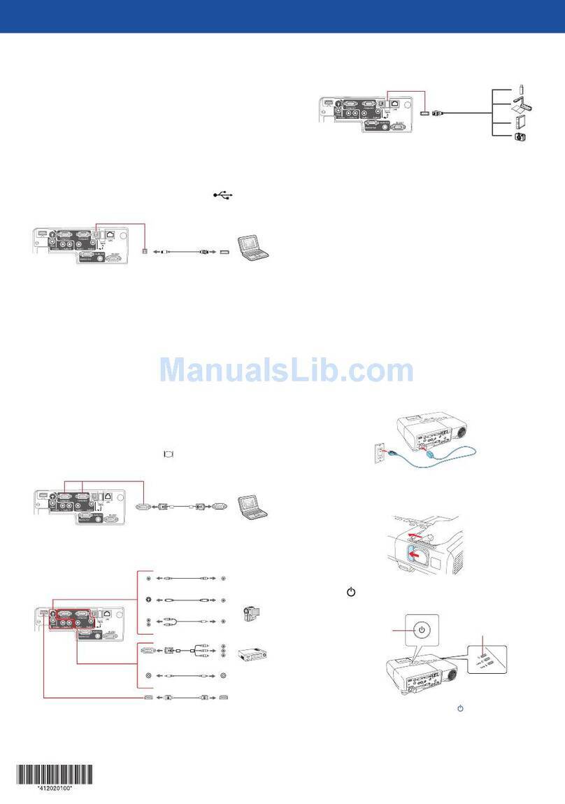 Epson PowerLite 92 Specification sheet