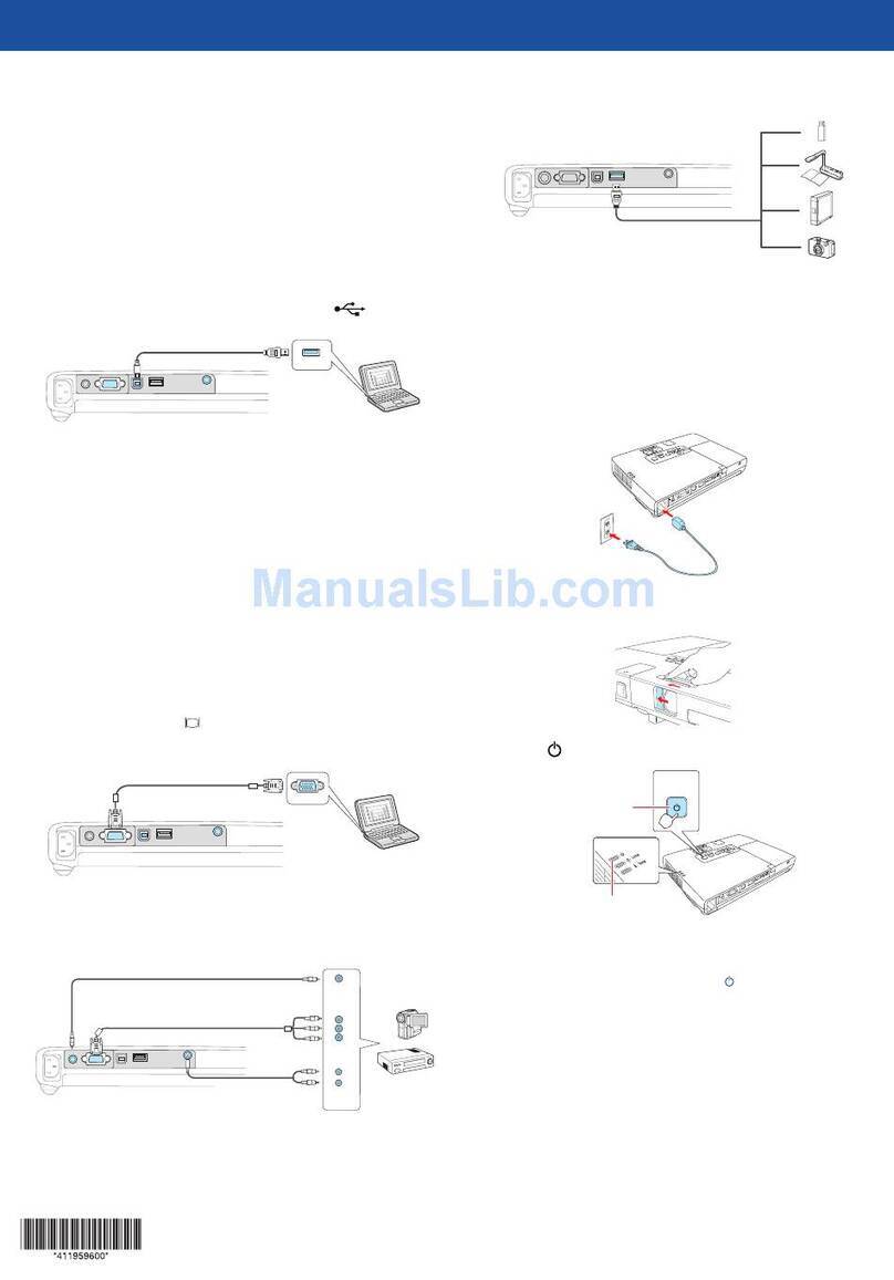 Epson PowerLite 1750 User manual