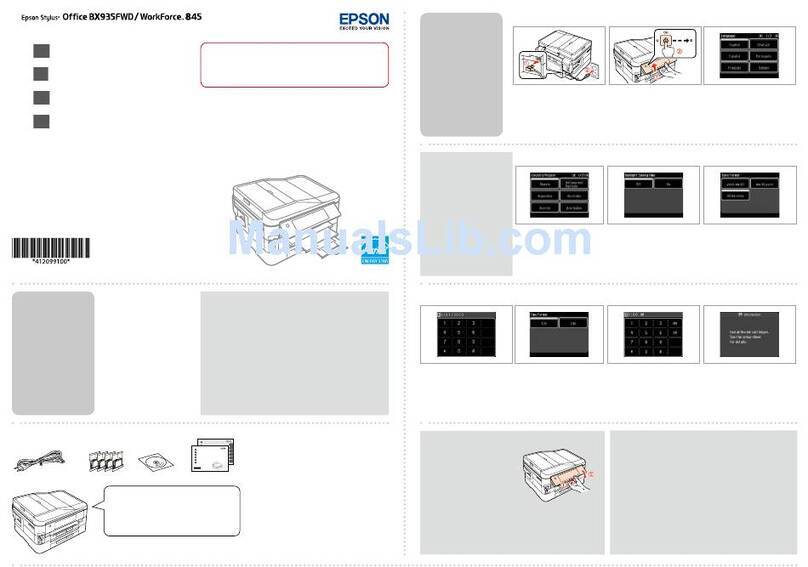 Epson Stylus Office BX935FWD User guide
