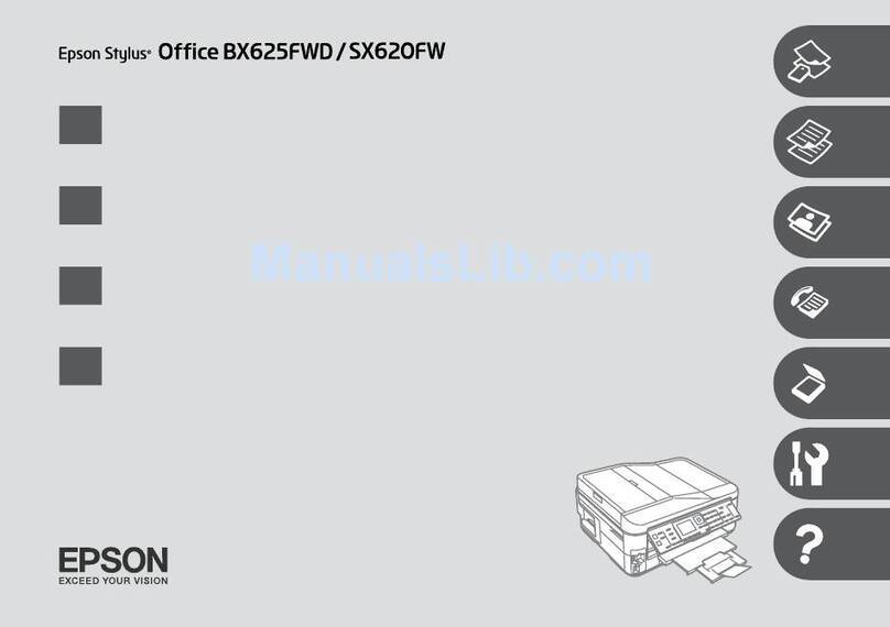 Epson Stylus Office SX620FW Assembly instructions