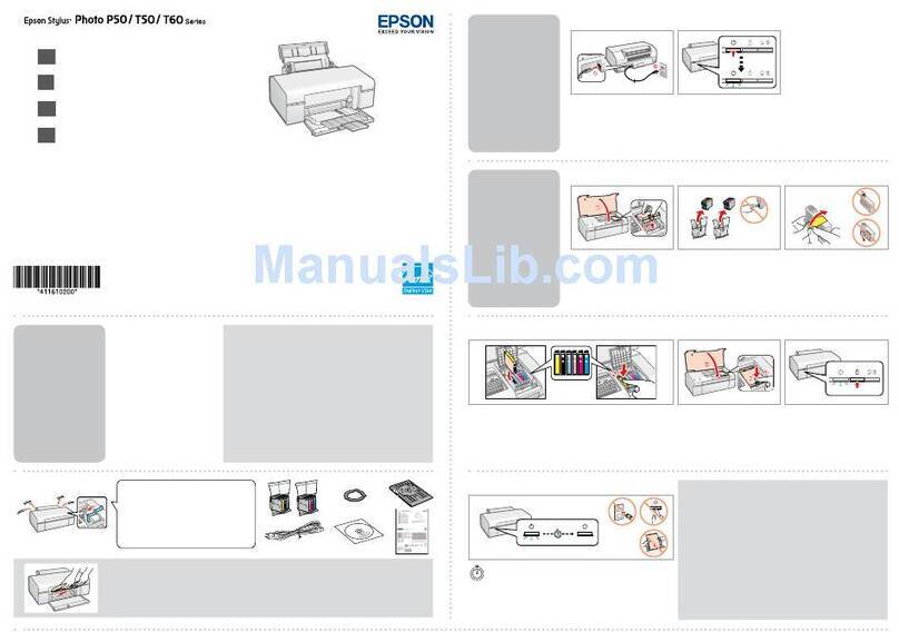 Epson Stylus Photo P50 User guide