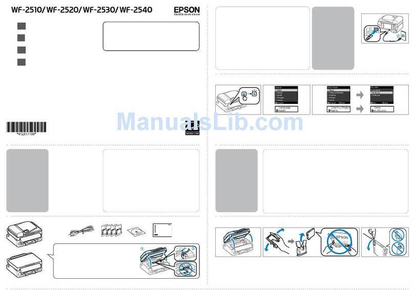 Epson WorkForce WF-2510WF User guide