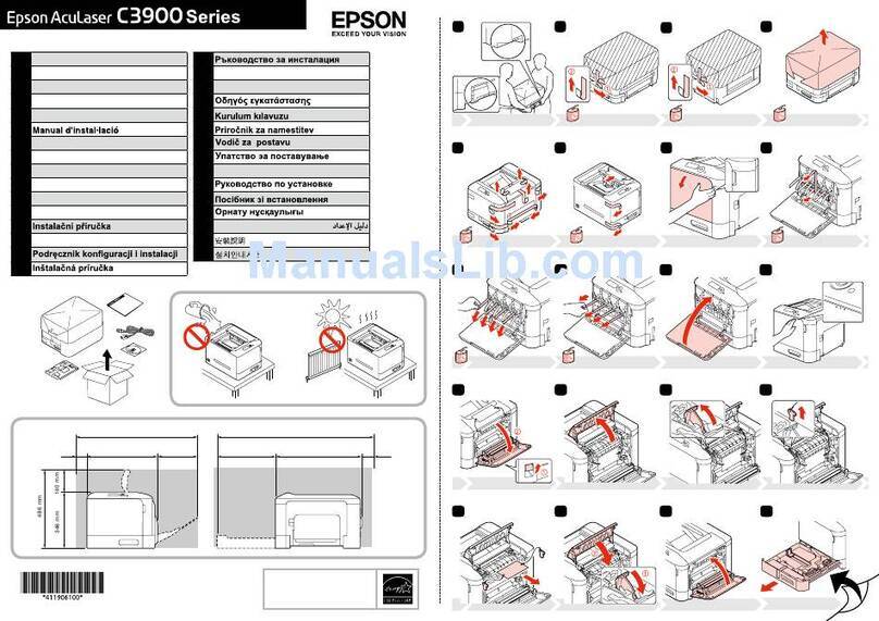 Epson AcuLaser C3900N User manual